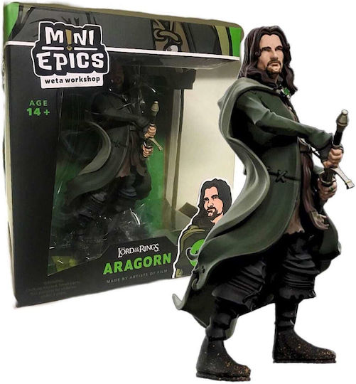 Weta Workshop Властелинът на пръстените Mini Epics - Aragorn Винилова Фигура Фигура за Действие 12см