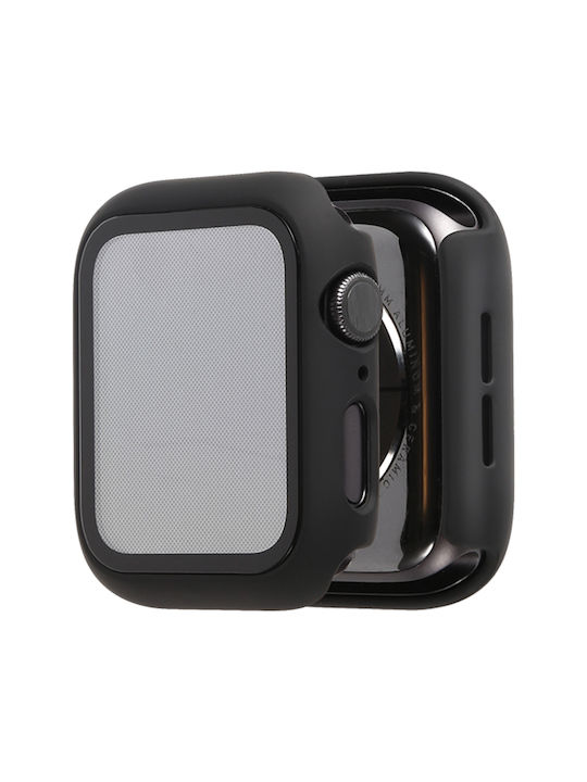 Sonique Plastikhülle mit Glas in Grün Farbe für Apple Watch 38mm