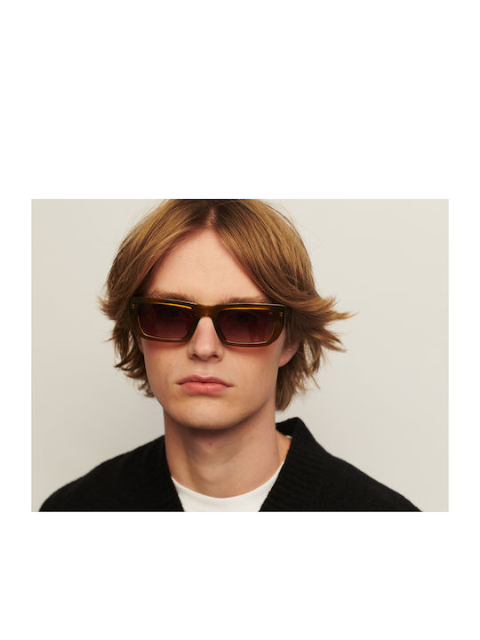 A.Kjaerbede Fame Unisex Sunglasses with Plastic Frame Smoke Transparent KL2206-007