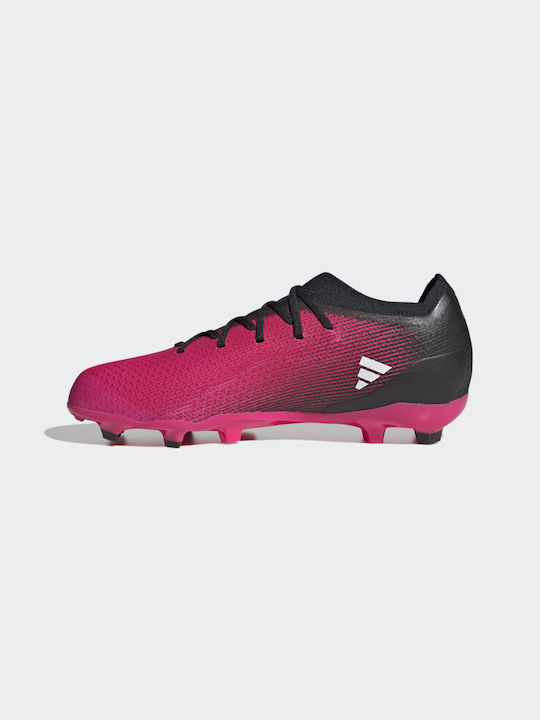 Adidas X Speedportal.1 Firm Ground Kids Molded Soccer Shoes Team Shock Pink 2 / Cloud White / Core Black