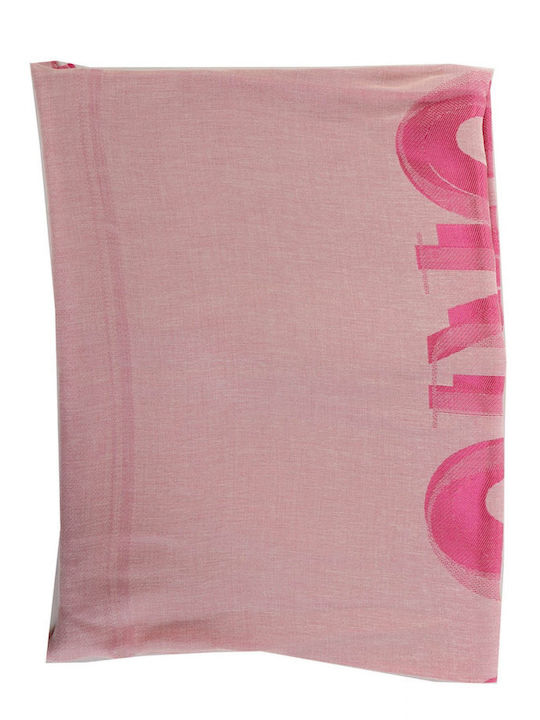 Emporio Armani Women's Silk Scarf Pink