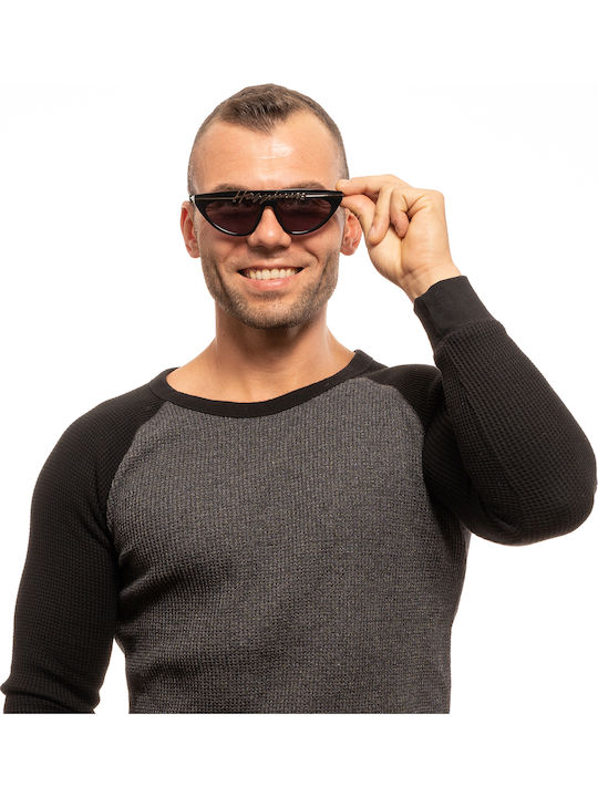 Sting Damen Sonnenbrille mit Schwarz Gestell und Schwarz Linse