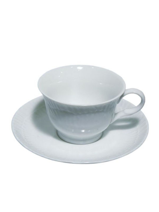 Oriana Ferelli PW2 Porcelain Coffee Cup Set 100ml White 6pcs