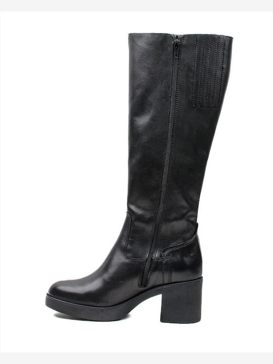 Mia Leather Women's Boots Black