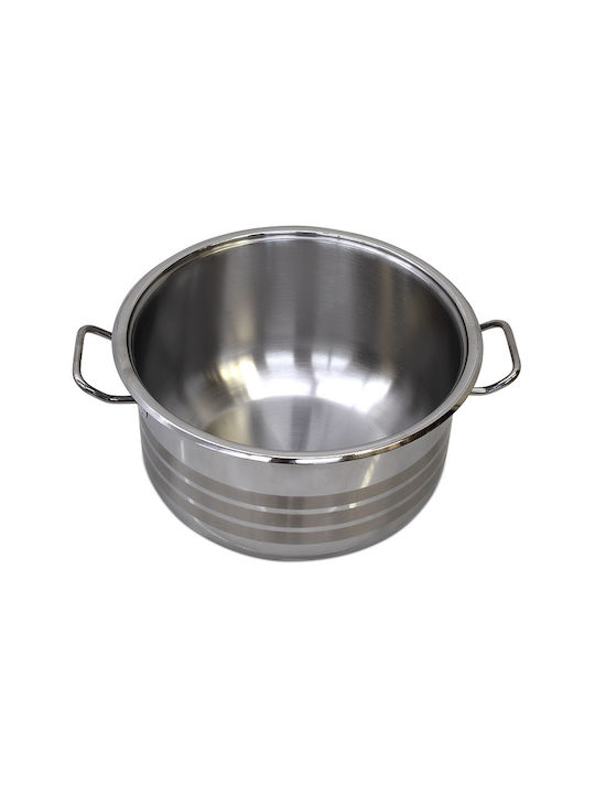 Homeplus Gastro Deep Stainless Steel Pot 13lt / 30cm