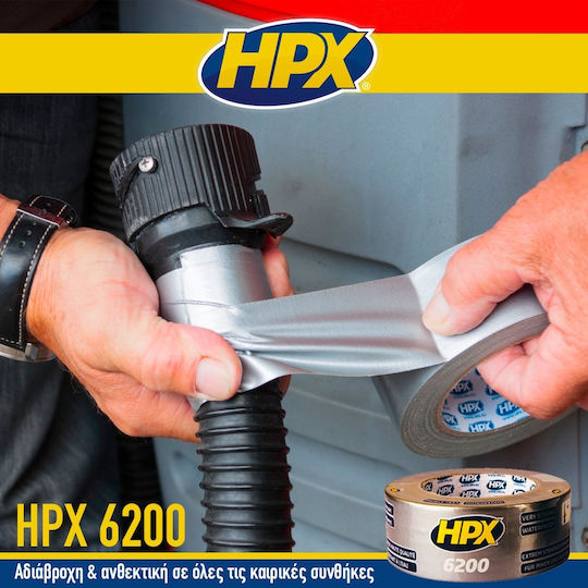 HPX 6200 Blue Αυτοκόλλητη Υφασμάτινη Ταινία Μπλε 25mx48mm