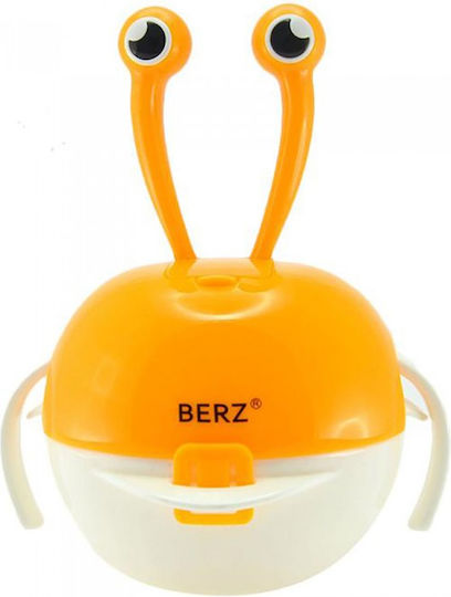 Berz Feeding Set Crab made of Plastic Orange 4pcs for 4+ months