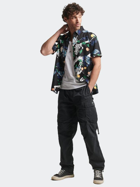 Hawaiian Short-sleeved Shirt Floral Multicolour