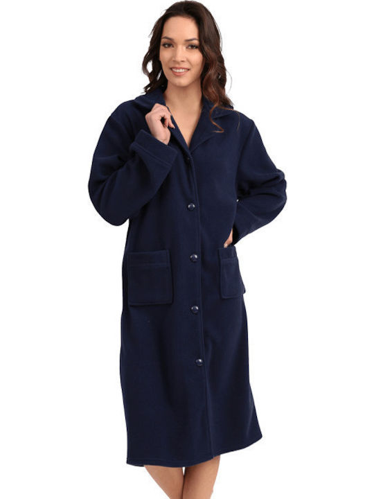 Lydia Creations Winter Damen Vlies Robe Burgundisch