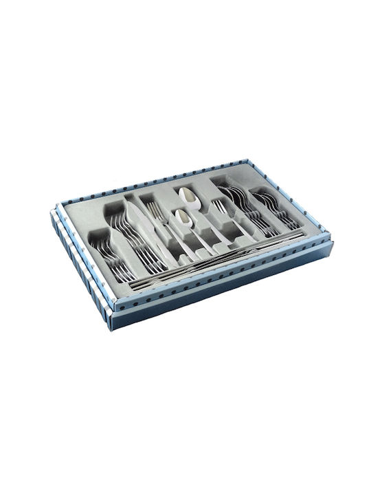 Dinox Porto Set de Tacâmuri Inoxidabil Silver 60buc