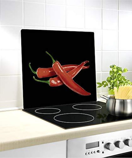 Wenko Hot Peperoni Плот за рязане Стъклен Многоцветен 56x50см 1бр