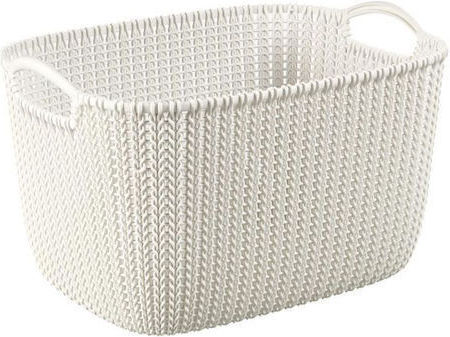 Curver Knit Καλάθι Αποθήκευσης Πλαστικό Μπεζ 18lt