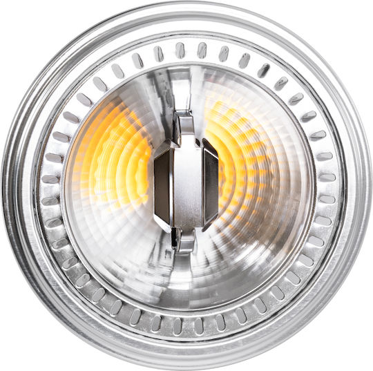 GloboStar Darko LED Bulb 14W 90mm for Socket GU10 and Shape AR111 Natural White 1638lm Dimmable