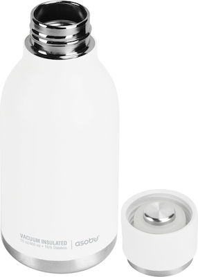 Asobu Urban Flasche Thermosflasche Rostfreier Stahl Weiß 473ml