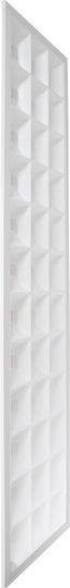 GloboStar Zeus Παραλληλόγραμμο Χωνευτό LED Panel 48W με Ψυχρό Λευκό Φως 6000K 120x30εκ.