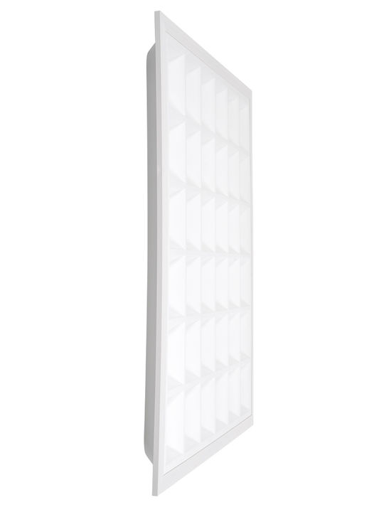 GloboStar Zeus Τετράγωνο Χωνευτό LED Panel 48W με Φυσικό Λευκό Φως 4500K 60x60εκ.