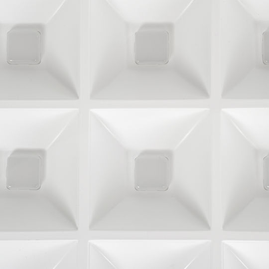GloboStar Zeus Τετράγωνο Χωνευτό LED Panel 48W με Θερμό Λευκό Φως 2700K 60x60εκ.