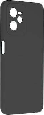 Senso Liquid Silicone Back Cover Black (Realme C35)