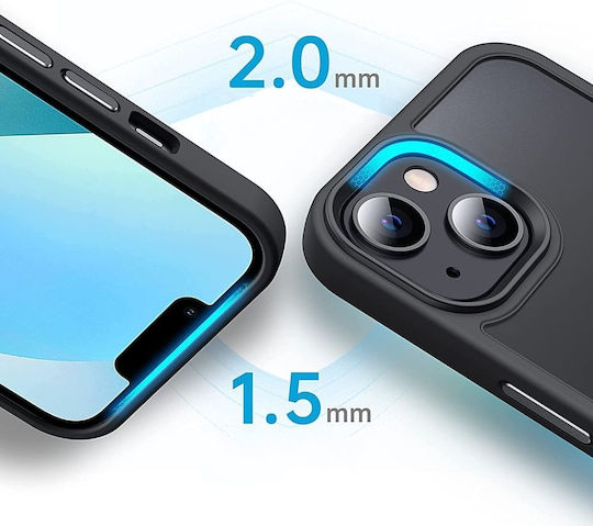Tech-Protect Magmat Magsafe Back Cover Πλαστικό / Σιλικόνης 2mm Μαύρο (iPhone 13 mini)