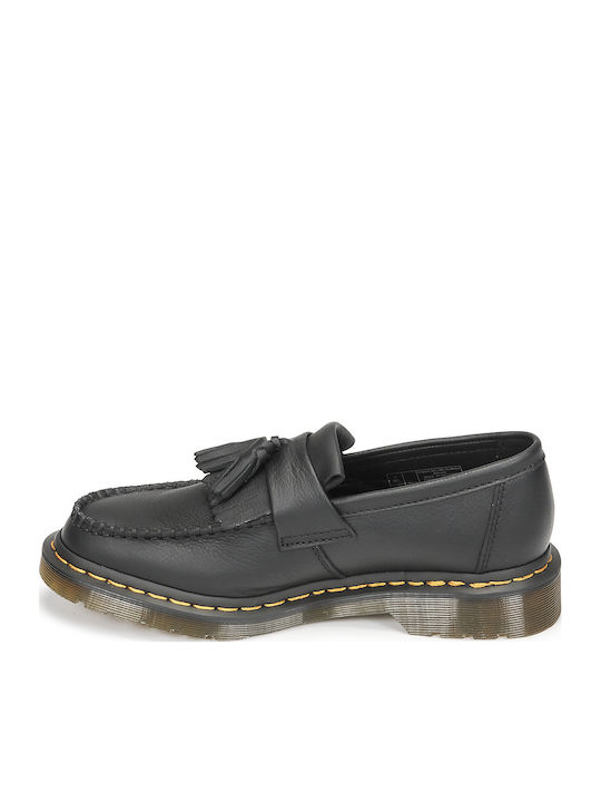 Adrian Virginia Δερμάτινα Γυναικεία Loafers σε Μαύρο Χρώμα