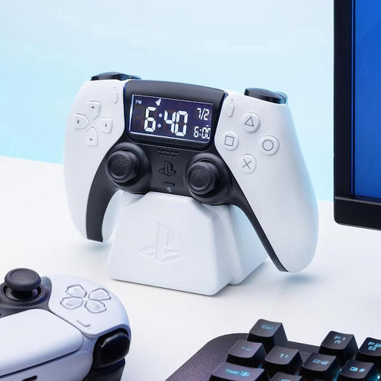 Paladone Desktop Clock Playstation Ps5 White