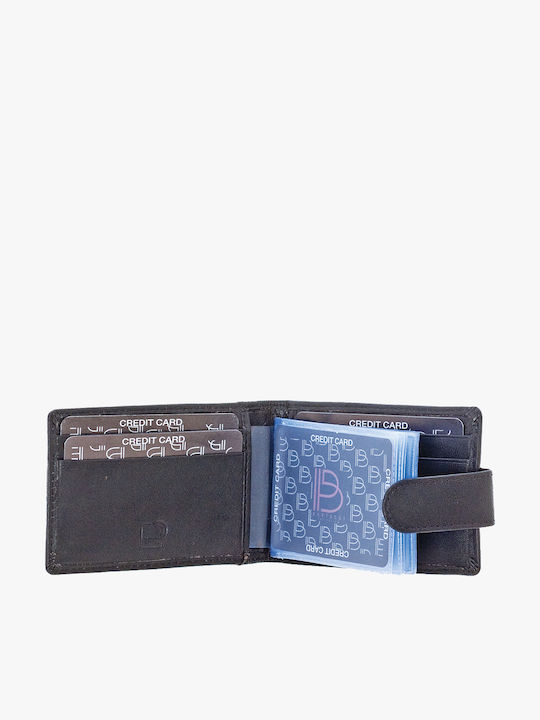 521-99 Leather Men's Wallet Black