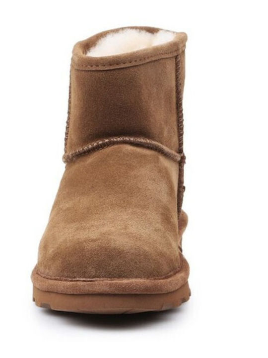 Bearpaw Alyssa Leder Damen Knöchelstiefel Tabac Braun