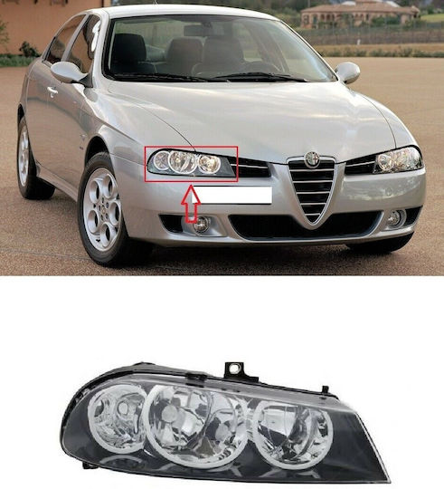 Depo Front Lights for Alfa Romeo Alfa 156 2003-2005 1pcs