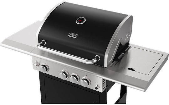 Teka 3100 G Gas Grill with 3 pcs 9.66kW and Side Burner