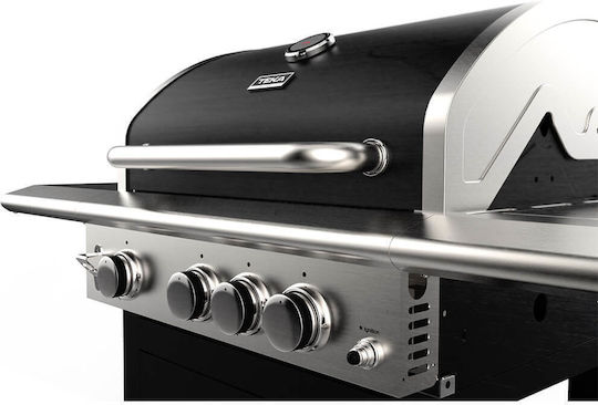 Teka 3100 G Gas Grill with 3 pcs 9.66kW and Side Burner