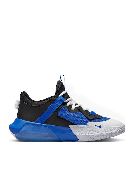 Zoom Crossover Kinder Sportschuhe Basketball mit Schnürsenkeln Blau