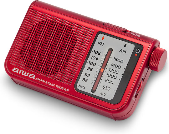 Aiwa RS-55 Mini Radio Battery Red