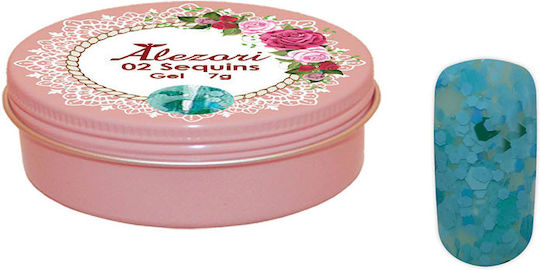 Alezori Sequins Nail Art Gel 02 7gr