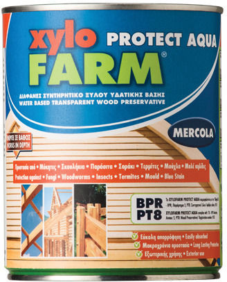 Mercola Decor Xylofarm Aqua Polyurethan Wasser Palisanderholz Satin,σατεν 750ml