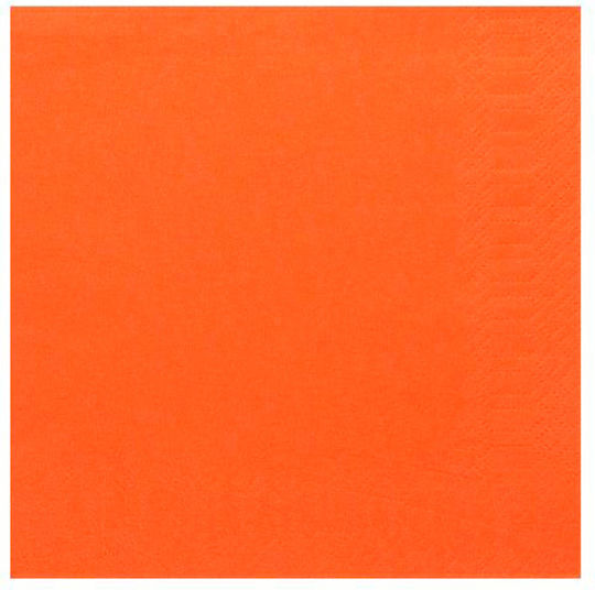 Finezza Luxury Napkin 2-Ply Orange 33x33cm 85pcs