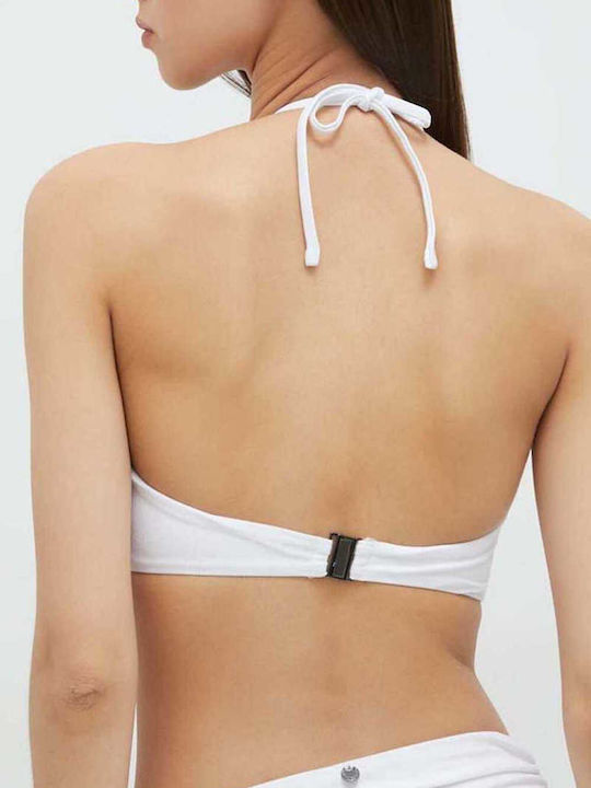 Karl Lagerfeld Strapless Bikini Top Λευκό