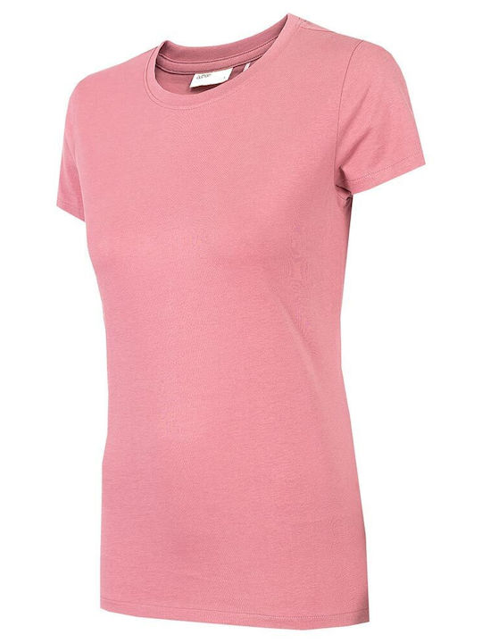 Outhorn Γυναικείο Αθλητικό T-shirt Ροζ