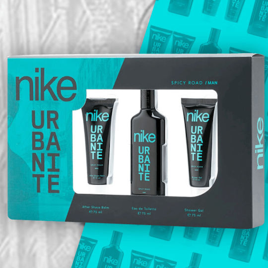 nike Urbanite Spicy Road Men's Set with Eau de Toilette 3pcs