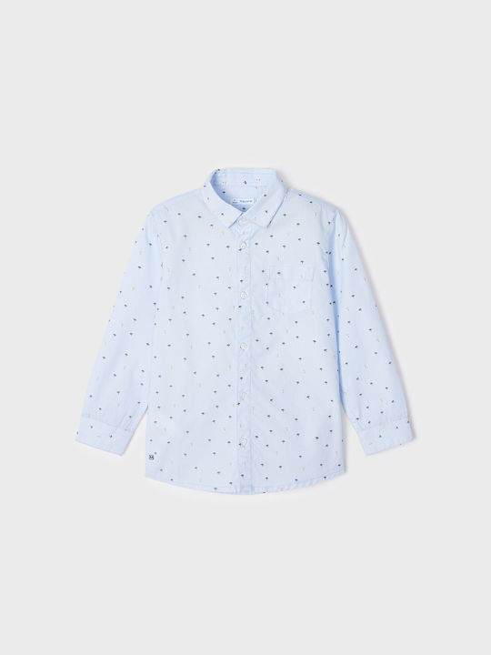 Mayoral Kids Shirt Light Blue