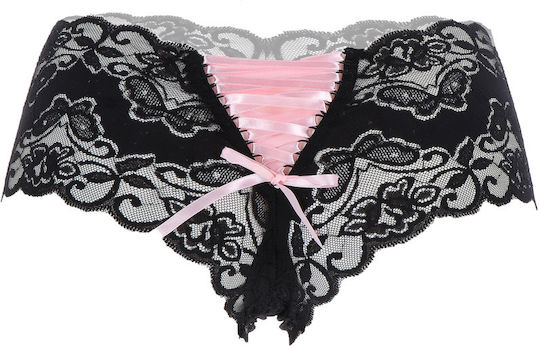 Leg Avenue LG2988 Lace Tanga Short Black