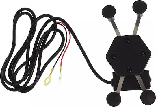 Phone Motorcycle Mount with Adjustable Arm for Steering Wheel