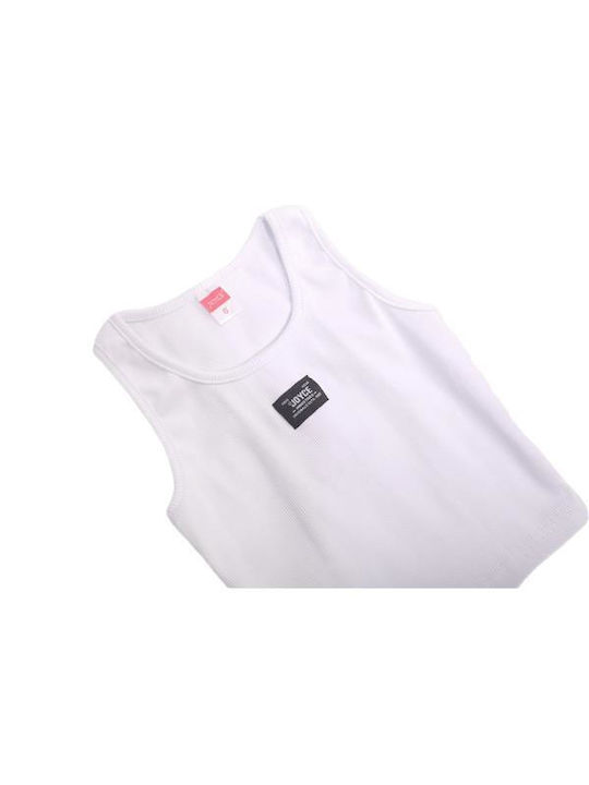 Joyce Kids Blouse Sleeveless White