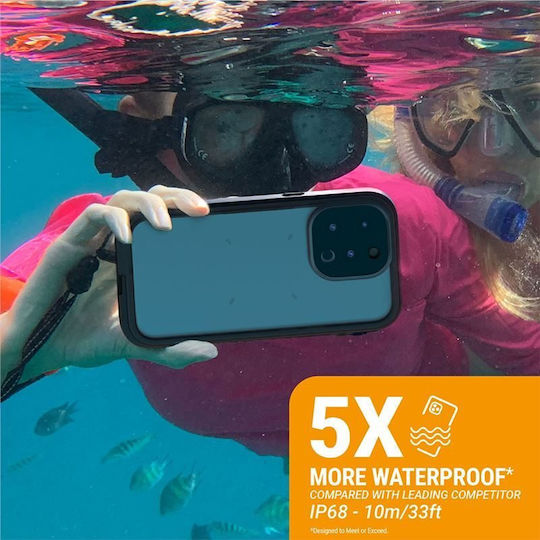 Catalyst Total Protection 360 Full Cover Πλαστικό 2mm Αδιάβροχο Stealth Black (iPhone 14 Plus)