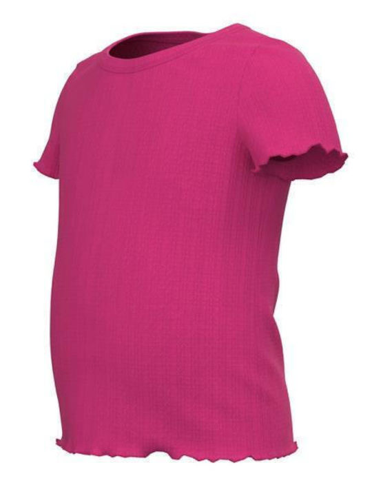 Name It Kids Blouse Short Sleeve Fuchsia