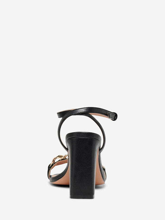 Only Women's Sandals In Black Colour