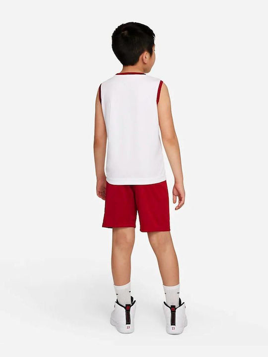 Nike Παιδικό Σετ με Σορτς Καλοκαιρινό 2τμχ Λευκό Jordan