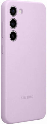 Samsung Silicone Cover Umschlag Rückseite Silikon Lavender (Galaxy S23+) EF-PS916TVEGWW