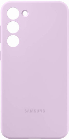 Samsung Umschlag Rückseite Silikon Lavender (Galaxy S23+)