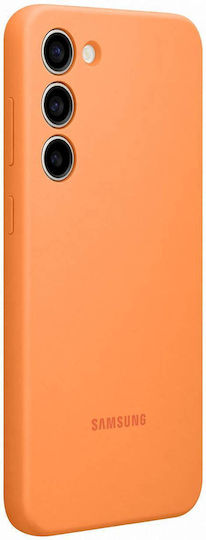 Samsung Задна корица Силикон Оранжев (Galaxy S23+)