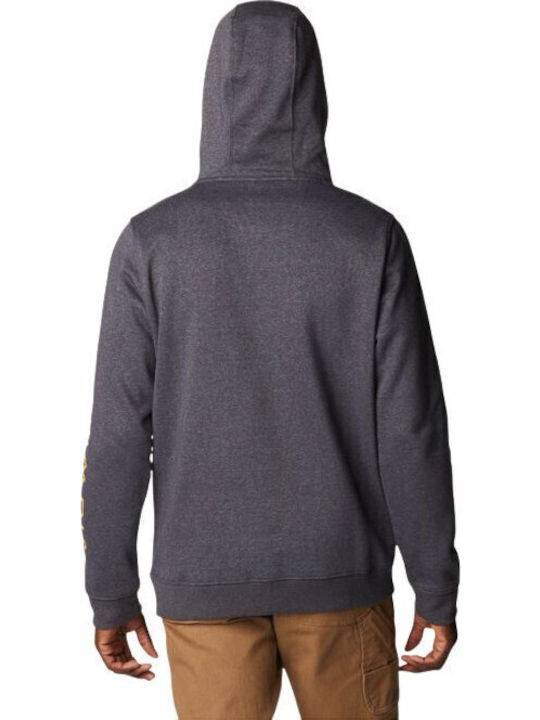 Csc Basic Logo Ii Sweatshirt with Hood Gray